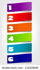 Concept of colorful  banners  for different business design. Vector illustration