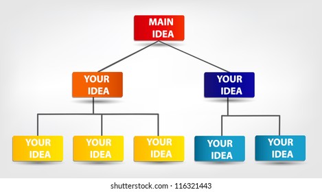 Concept of colorful  banners for different business design. Vector illustration
