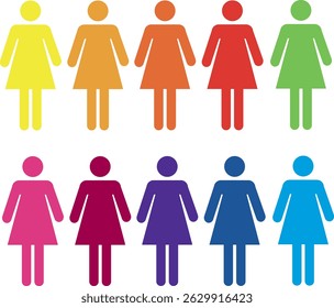 Concept of colorful banners for different business design. 