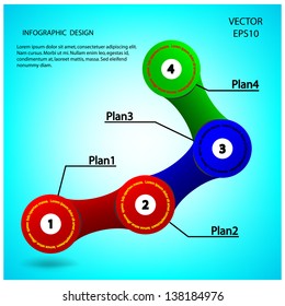 Concept of colorful  banners ,texts box design. Vector