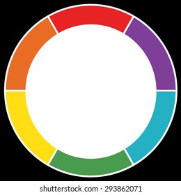 Concept of colorful circular  Vector illustration background