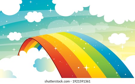 Concept Of A Colorful Rainbow