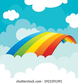 Concept Of A Colorful Rainbow