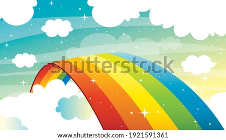 Concept Of A Colorful Rainbow