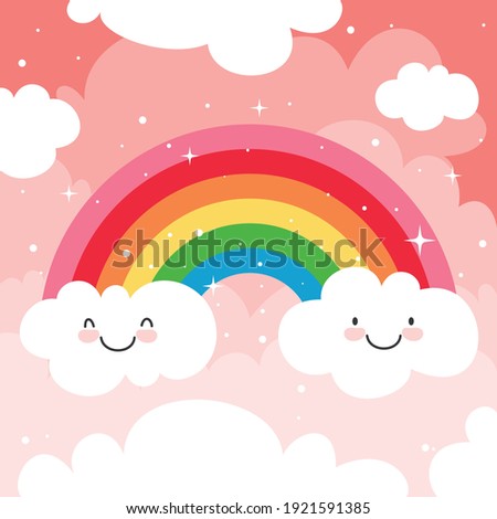 Concept Of A Colorful Rainbow