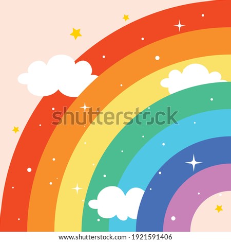 Concept Of A Colorful Rainbow