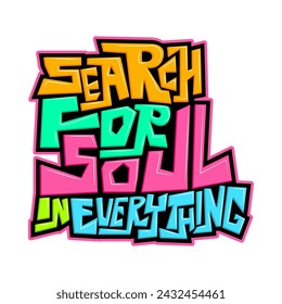 Concept colorful Typography Motivational Quote Design