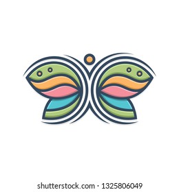 its concept combination butterfly+human. good for any industry, like fashion/beauty, salon, yoga, cosmetic, nature product, education, medical/healtcare, etc.
