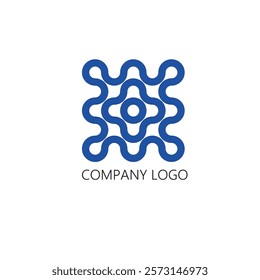 concept company abstract shape logo design