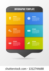 Concept of company timeline - business infograph. Vector