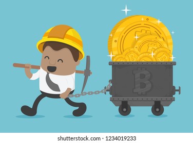 Concept of competition Gold coin on background Business and concept Profit, success, salary, bonus. Illustration, vector