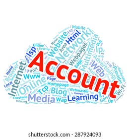 Concept or conceptual abstract word cloud   as metaphor for internet, network, Website