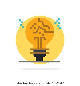Concept, Copycat, Fail, Fake, Idea Abstract Circle Background Flat color Icon