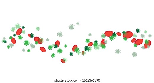 Concept COVID-19 virus background. You can use for virus information poster. EPS.file