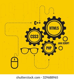 The concept of creating Web project using programming languages, search engine optimization, promotion. 