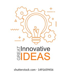 Concept creative idea and innovation.
