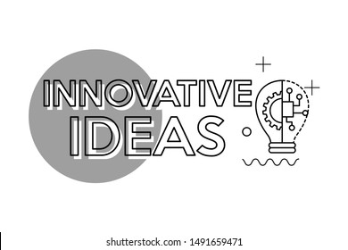 Concept creative idea and innovation.
