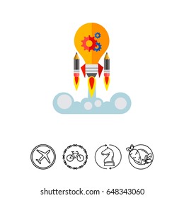 Concept Of Creativity Icon