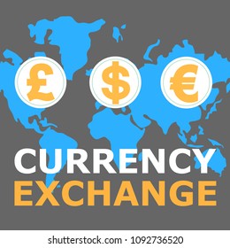 Concept of currency exchange