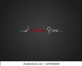 Concept Of Valentine’s Day, illustration Of Love And Happy Valentine Day Abstract Background With Calligraphic Lettering Text For Beautiful Couple Vector Design... - Vector