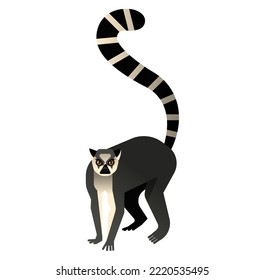 concept of deer monkey illustration 