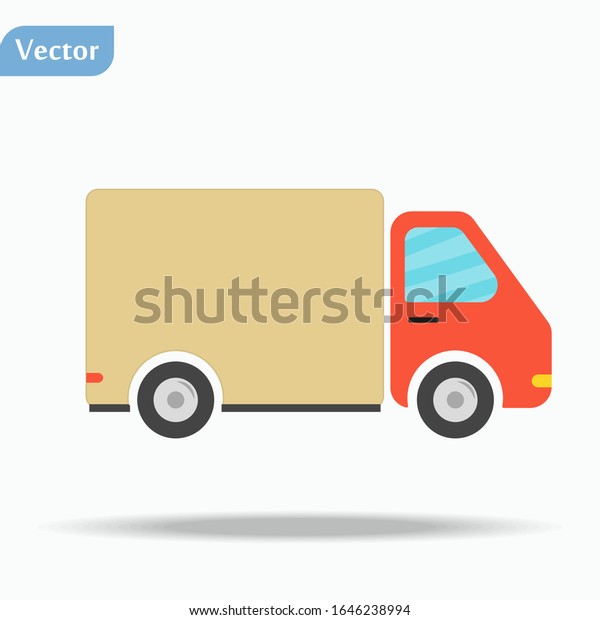 Concept of the delivery service. Illustration of fast\
shipping.  