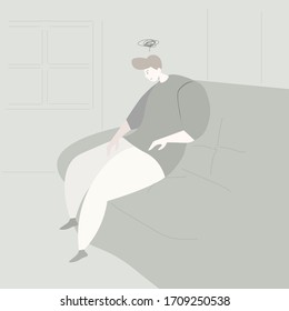 The concept of depressing images of men who are upset and desperate. Relationship problems and work problems and disappointment, psychological problems, loneliness, anxiety, chronic diseases,