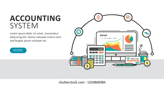 concept design with accounting system, Capital markets, budget plan, financial Report.