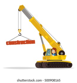 diseño conceptual y construcción. ilustración vectorial.