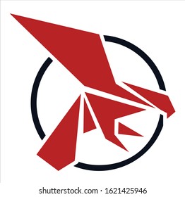 Concept Design Elements of Abstract Eagles Logo Vector Illustrations