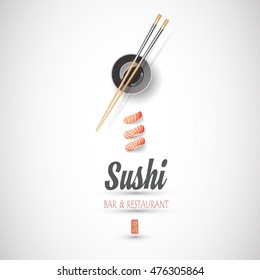 Concept design of the invitation sushi restaurant