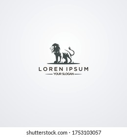 diseño de concepto para el logo del león