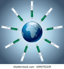 Concept design for the protection of the earth.