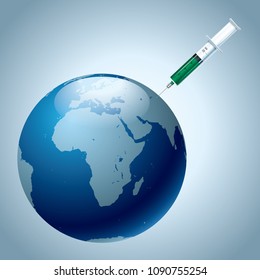 Concept design for the protection of the earth.