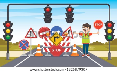 Concept Design With Traffic Signs