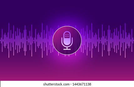 Concept Design Voice Technology. Isometric Illustrations vector. assistant connecting device with speak to machine learning or AI. Internet of thing.