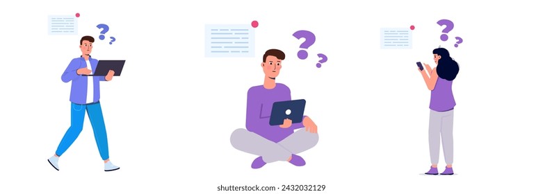 Concept of difficult task, overburdened person, adverse conditions set. collection. Flat cartoon Vector illustrations for banner, website, landing page, flyer.