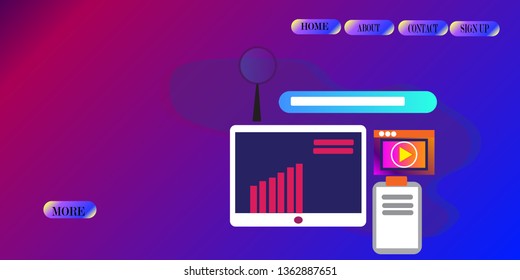 Concept for Digital marketing agency