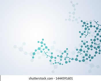 concept of digital molecular neuron networks is used as a vector background image.