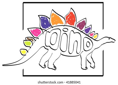 Concept dinosaur logo