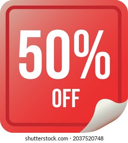 CONCEPT OF DISCOUNT TAG ILLUSTRATION VECTOR