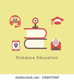 Concept for distance education, online learning