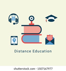 Concept for distance education, online learning