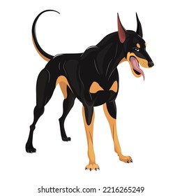 concept of dog cute cartoon vector illustration