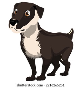 concept of dog cute cartoon vector illustration