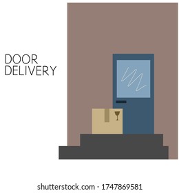 concept. to door delivery image