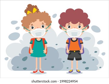 Concept Drawing Of Air Pollution