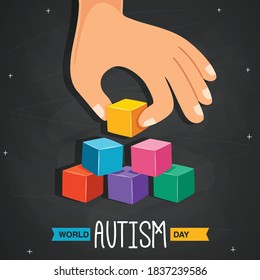 Concept Drawing of Autism Awareness