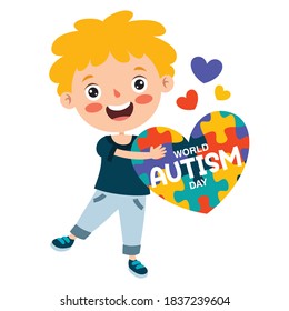 Concept Drawing of Autism Awareness