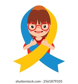 Concept Drawing For Down Syndrome Awareness